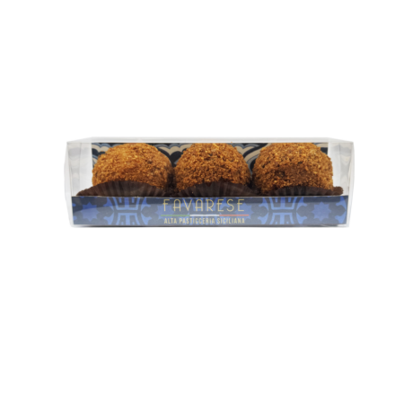Arancini dolci con cuore al pistacchio